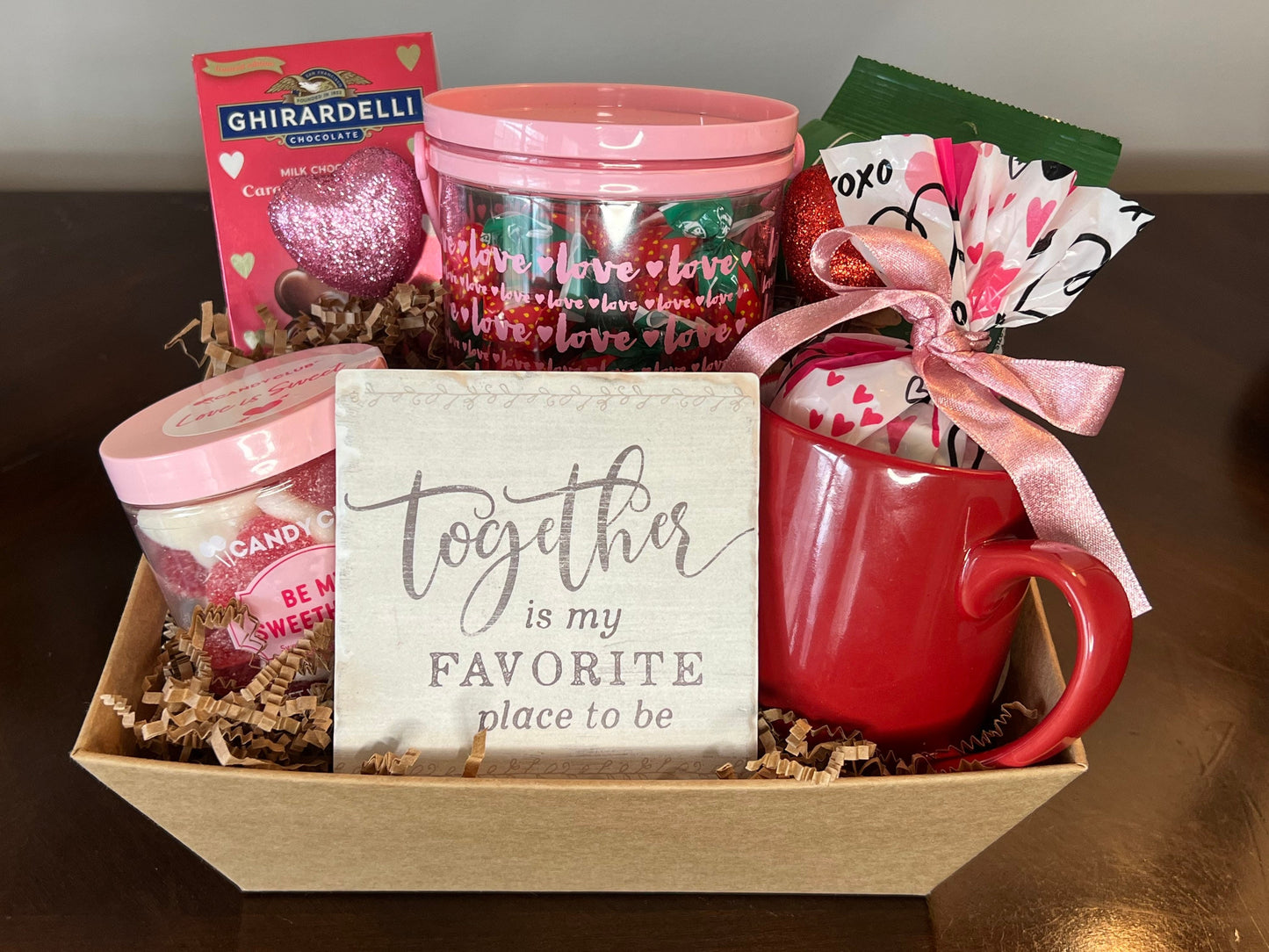 I Love You Gift Basket - Just Because Gift - Thinking Of You Gift - Foodie Gift - Candy Gift Basket - Couples Gift - Family Gift Idea