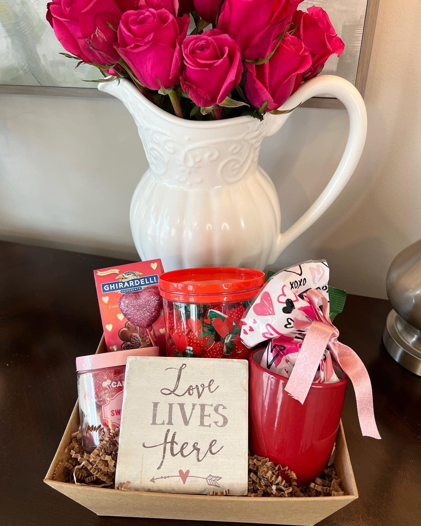 I Love You Gift Basket - Just Because Gift - Thinking Of You Gift - Foodie Gift - Candy Gift Basket - Couples Gift - Family Gift Idea
